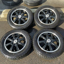 155/65R13 DUNLOP WM02 中古スタッドレス　アルミホイル付き　4本セット:25000円