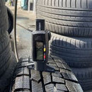 155/65R13 DUNLOP WM02 中古スタッドレス　アルミホイル付き　4本セット:25000円