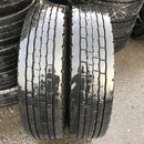 225/80R17.5 DUNLOP SP680 中古ミックスタイヤ　2本セット:12000円