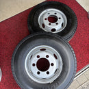 245/80R17.5 ブリヂストン M888 ほぼ新品 スチールホイール付 ２本セット:64000円