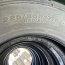 225/80R17.5 再生中古スタッドレス　W910 激安美品　　6本セット:34,000円