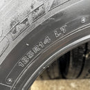 185R14 LT 再生タイヤ　ほぼ新品　4本セット:21000円