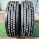 295/80R22.5, 153/150J DUNLOP, バリ山　激安美品　2025年製　2本セット:49,500円