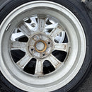 155/65R14 アルミホイール付き中古スタッドレスタイヤ　4本セット:30000円