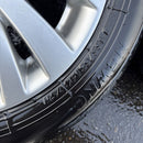 155/65R14 BRIDGESTONE NEWNO アルミホイール付き　中古スタッドレスタイヤ4本セット:30000円