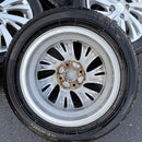 155/65R14 BRIDGESTONE NEWNO アルミホイール付き　中古スタッドレスタイヤ4本セット:30000円