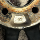 中古アルミホイール　17×7J 5H PCD100 +47 4本:28000円