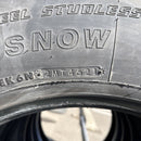 275/80R22.5 BRIDGESTONE W900 中古スタッドレス　4本セット:60000円