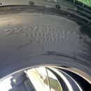 225/80R17.5 再生夏タイヤほぼ新品　　M166 激安美品　　2本セット:22,000円
