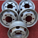 TOPYスチールホイール 17.5×6.00 115-9C ほぼ新品（205/80R17.5及び205/70R17.5等に使用）4本セット＋1本:40000円