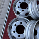 TOPYスチールホイール 17.5×6.00 115-9C ほぼ新品（205/80R17.5及び205/70R17.5等に使用）4本セット＋1本:40000円