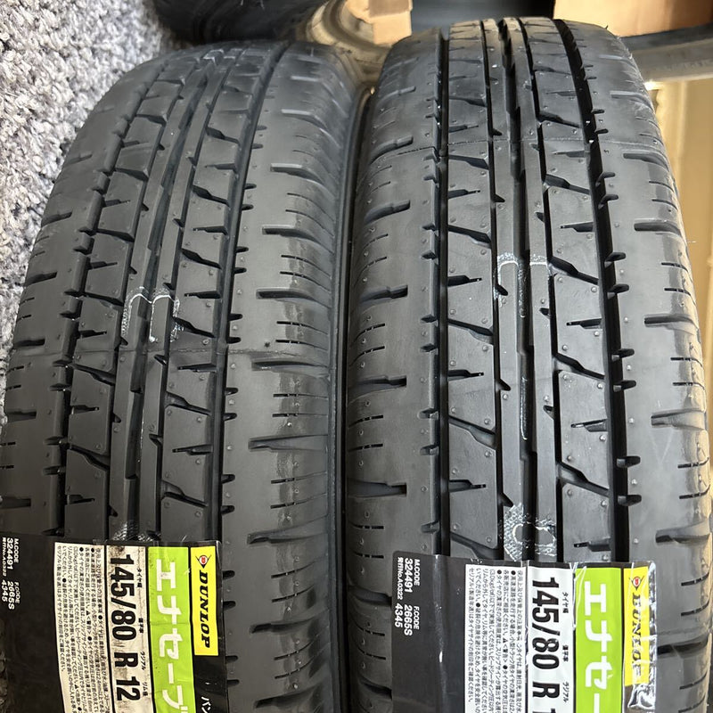 145/80R12 LT ダンロップ VAN01 2025年製 新品夏タイヤ 4本セット