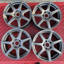 17×7J 5H/114.3/＋47 WORKEMOTION 中古アルミホイール　激安美品　　4本セット:40000円