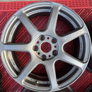 17×7J 5H/114.3/＋47 WORKEMOTION 中古アルミホイール　激安美品　　4本セット:40000円