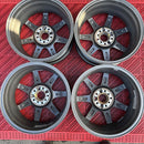 17×7J 5H/114.3/＋47 WORKEMOTION 中古アルミホイール　激安美品　　4本セット:40000円