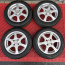 155/65R14 DUNLOP 2022年製 中古夏タイヤ　　14インチ4.5J/4穴/PCD:100 4本セット:30000円