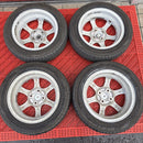 155/65R14 DUNLOP 2022年製 中古夏タイヤ　　14インチ4.5J/4穴/PCD:100 4本セット:30000円