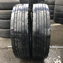 225/80R17.5 DUNLOP SP680 2021年製　中古ミックスタイヤ　2本セット:16000円