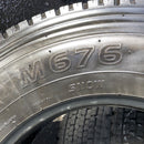 225/80R17.5 TOYO M676 中古ミックスタイヤ　激安美品　2024年製 2本セット:17000円