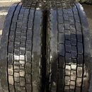 225/90R17.5 ダンロップ　ミクスタイヤ　地山　2023年　激安美品　　2本セット:15000円