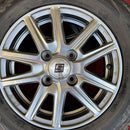 145/80R13 DUNLOP WM02 軽自動車用　ホイール付　冬タイヤ４本セット:30000円