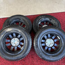145/80R13 DUNLOP WM02 軽自動車用　ホイール付　冬タイヤ４本セット:30000円