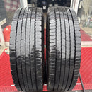 295/80R22.5 DUNLOP ECORUT SP628 地山中古ミックスタイヤ2本セット:56000円