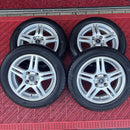 155/65R14 PRACTIVA アルミホイール付き　中古夏タイヤ4本セット:30000円