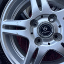 155/65R14 PRACTIVA アルミホイール付き　中古夏タイヤ4本セット:30000円