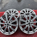 17インチ　17×7J PCD:114.3 5H +48 アルミホイール中古4本セット:28000円