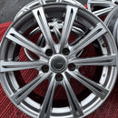 17インチ　17×7J PCD:114.3 5H +48 アルミホイール中古4本セット:28000円
