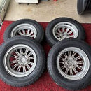 145/80R12 DUNLOP ENASAVE VAN01 ホイール付新品夏タイヤ4本セット:32000円