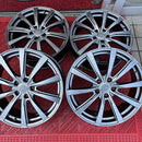 19インチ　19×7J PCD:114.3 5H +45 中古アルミホイール4本セット:38000円