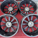 19インチ　19×7J PCD:114.3 5H +45 中古アルミホイール4本セット:38000円