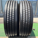 295/80R22.5, 153/151J, DUNLOP, SP122 激安美品　バリ山　　2本セット:52,000円