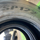 295/80R22.5, 153/151J, DUNLOP, SP122 激安美品　バリ山　　2本セット:52,000円