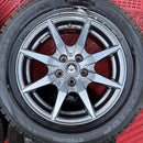 195/65R15 DUNLOP WM02 ホイール付き中古冬タイヤ４本セット:38000円