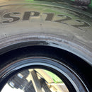 295/80R22.5, 153/151J, DUNLOP, SP122 激安美品　バリ溝　　2本セット:53,000円