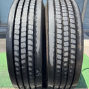 295/80R22.5, 153/151J, DUNLOP, SP122 激安美品　バリ溝　　2本セット:53,000円