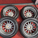 155/65R14 YOKOHAMA iceGUARD iG60 ホイール付き中古冬タイヤ４本セット:28000円