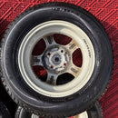 145/80R12 ヨコハマ SUPER VAN 356 ホイール付き中古夏タイヤ4本セット:28000円