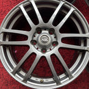 17インチ　17×7J PCD:114.3 5H +48 中古アルミホイール4本セット:28000円