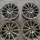 18インチ　18×7.5J PCD:100 5H +55 中古アルミホイール4本セット:32000円