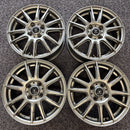 15インチ 15×5.5J PCD:100 4H +50 中古アルミホイール4本セット:20000円