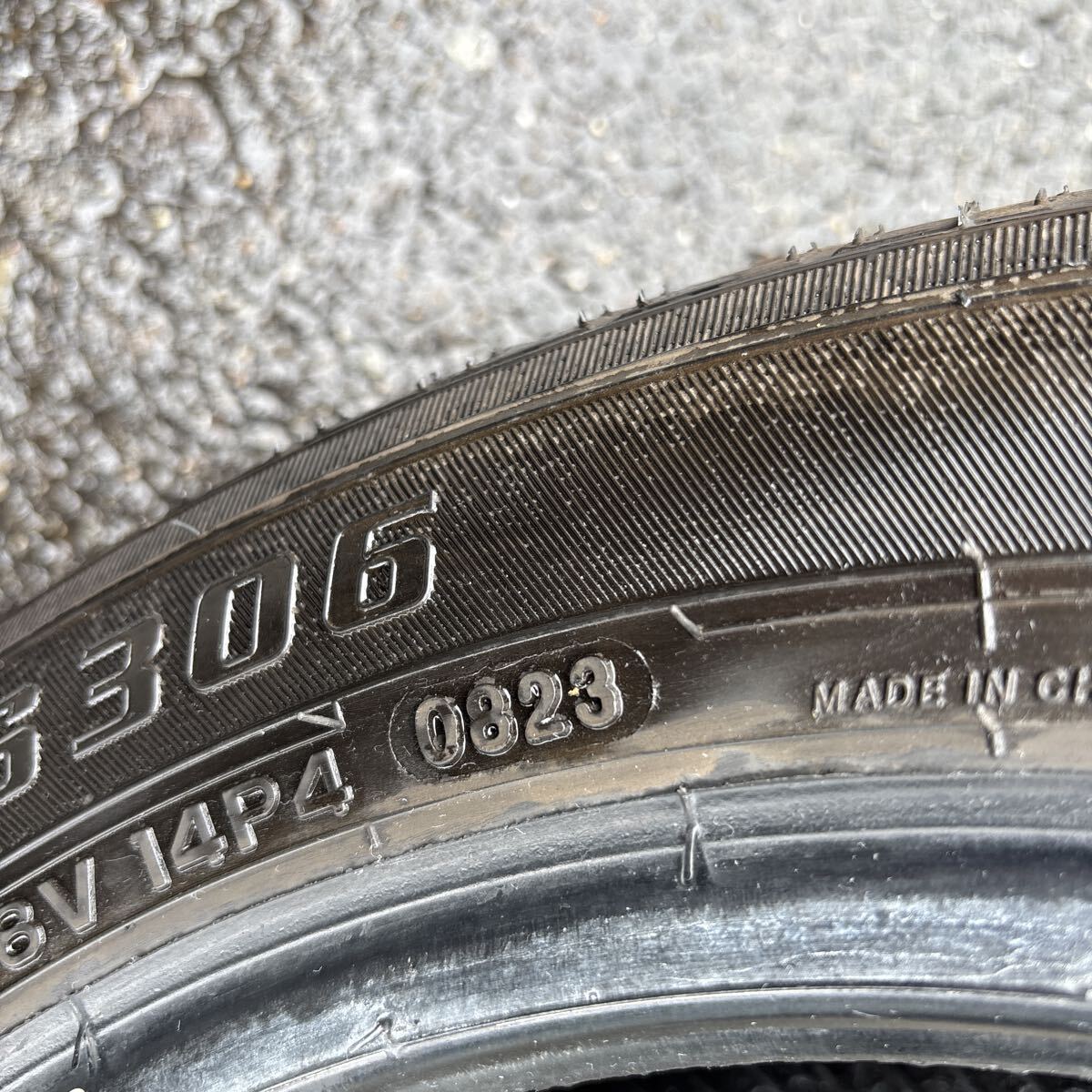155/65R14 ヨコハマ 2023年製 S306 中古夏タイヤ4本セット:16000円