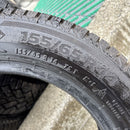 155/65R14 コンチネンタル 2025年製 VikingContact 中古スタッドレス４本セット:16000円