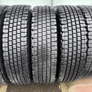 11R22.5 BRIDGESTONE W910 再生中古スタッドレス　8本セット:133000円