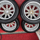 185/60R15 DUNLOP LE MANSV+ 15インチ ホイル付中古夏タイヤ4本セット30000円