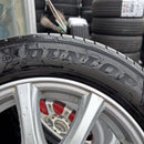 185/60R15 DUNLOP LE MANSV+ 15インチ ホイル付中古夏タイヤ4本セット30000円