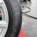 185/60R15 DUNLOP LE MANSV+ 15インチ ホイル付中古夏タイヤ4本セット30000円